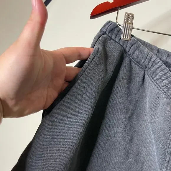 Joah Brown Fitted Sweat Shorts Gray Womens M/L - Picture 5 of 8